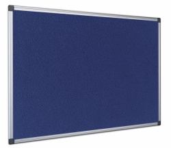 Bi-Office FA2143170 bacheca per appunti Interno Blu Alluminio (Bi-Office Maya Blue Felt Noticeboard Aluminium Frame 2400x1200mm - FA2143170 DD)