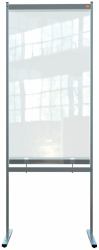 Nobo 1915558 bacheca magnetiche e accessori Grigio, Trasparente (Nobo 1915558 Premium Plus Clear PVC Free Standing Protective Divider Screen 780x2060mm)