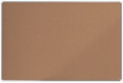 Nobo Premium Plus bacheca per appunti Interno Marrone Alluminio (Nobo 1915184 Premium Plus Cork Notice Board 1800x1200mm)