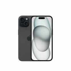 Apple iPhone 15 128GB Nero (Apple iPhone 15 - 5G smartphone - dual SIM /Memoria Interna 128 GB - display OLED - 6.1 - 2556 x 1179 pixel - 2x fotocamere posteriori 48 MP, 12 MP - front camera 12 MP - nero)
