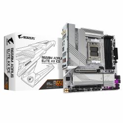 Gigabyte B650M AORUS ELITE AX ICE scheda madre AMD B650 Presa di corrente AM5 mi