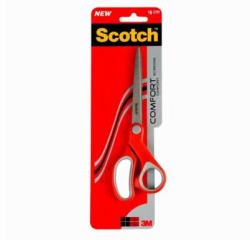 3M 7000033998 forbici da cancelleria Forbici da ufficio Taglio a zig zag Grigio, Rosso 