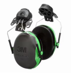 3M PELTOR Helmet Attached Earmuffs X1P3E, 10/Case Paraorecchie per casco protettivo 