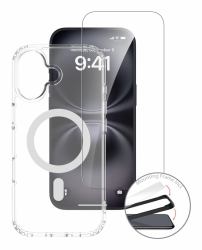 4smarts 360° Premium custodia per cellulare 15,9 cm [6.27"] Custodia con bordo Trasparente 