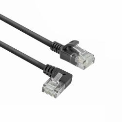 ACT DC1901 cavo di rete Nero 1 m Cat6a U/UTP [UTP] Rotondo 
