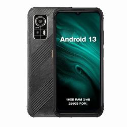 AGM H6 16,7 cm [6.56"] Dual SIM ibrida Android 13 4G USB tipo-C 8 GB 256 GB 4900 mAh Nero 