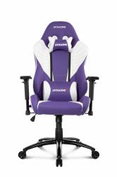 AKRacing SX Sedia da gaming per PC Sedia imbottita tappezzata Viola, Bianco 