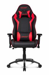 AKRacing SX Sedia da gaming per PC Sedia imbottita tappezzata Nero, Rosso 