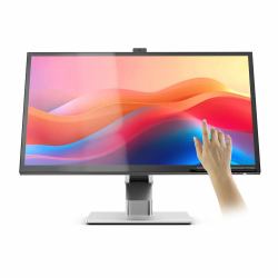 ALOGIC Clarity Fold Touch Monitor PC 68,6 cm [27"] 3840 x 2160 Pixel 4K Ultra HD Touch screen Nero, Argento 