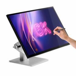 ALOGIC 32C6KPDTF Monitor PC 81,3 cm [32"] 6016 x 3384 Pixel 6K Ultra HD LED Touch screen Multi utente Argento, Nero 