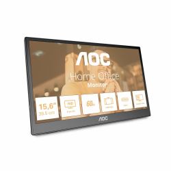 AOC 16T3EA TV e monitor portatile Nero 39,6 cm [15.6"] 1920 x 1080 Pixel 