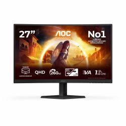 AOC G4 CQ27G4ZE Monitor PC 68,6 cm [27"] 2560 x 1440 Pixel Quad HD LCD Nero, Rosso 