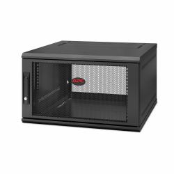APC NetShelter WX 6U Single Hinged Wall-mount Enclosure 600mm Deep Da parete Nero 