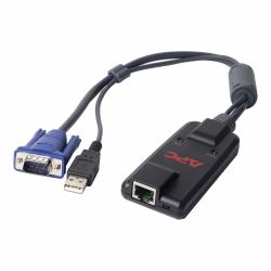 APC KVM-USBVM cavo per tastiera, video e mouse Nero 