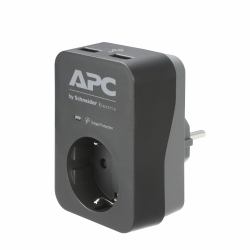 APC PME1WU2B-GR protezione da sovraccarico Nero, Grigio 1 presa[e] AC 230 V 