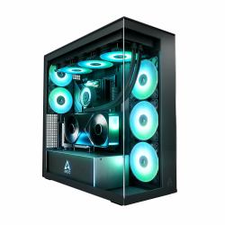 ARCTIC Xtender VG Black [Clear Glass] Nero, Trasparente 