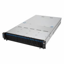 ASUS RS521A-E12-RS24U Socket SP5 Armadio [2U] Nero, Argento 