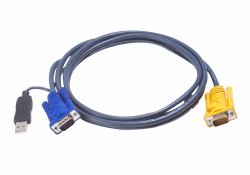 ATEN Cavo KVM USB con SPHD 3 in 1 e convertitore PS/2 a USB integrato – 6 m 