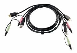 ATEN Cavo KVM USB HDMI con Audio – 1,8 m 