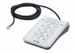 ATEN 2XRT-0021G altri input device Tastierino RJ-11 Nero, Grigio, Bianco 