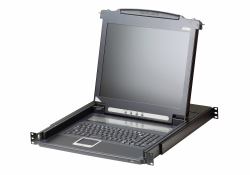 ATEN CL1000M console a rack 43,2 cm [17"] 1280 x 1024 Pixel Metallo, Plastica Nero 1U 
