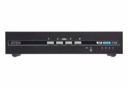 ATEN CS1144DP4 switch per tastiera-video-mouse [kvm] Nero 
