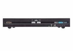 ATEN CS1182D4C switch per tastiera-video-mouse [kvm] Montaggio rack Nero 