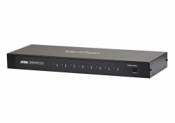 ATEN VS0801A switch per tastiera-video-mouse [kvm] Montaggio rack Nero 