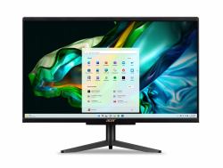 Acer Aspire C24-1610 Intel® Core™ i3 N100 60,5 cm [23.8"] 1920 x 1080 Pixel PC All-in-one 8 GB DDR5-SDRAM 256 GB SSD Windows 11 Home Wi-Fi 6E [802.11ax] Nero  - versione straniera