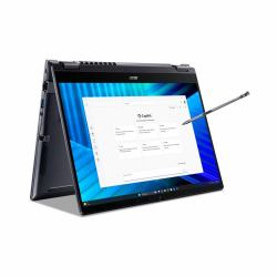Acer TravelMate TMP414RN-55-TCO-58UA Intel Core Ultra 5 225U Ibrido [2 in 1] 35,6 cm [14"] Touch screen WUXGA 16 GB DDR5-SDRAM 512 GB SSD Wi-Fi 7 [802.11be] Windows 11 Pro Tedesco Blu  - Versione Tedesca