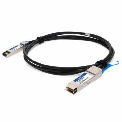 AddOn Networks ADD-QMX1SME-PDAC1M cavo InfiniBand e in fibra ottica 1 m QSFP+ SFP+ DAC Nero 