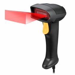 Adesso NuScan 2500TU Lettore di codici a barre portatile 1D/2D CMOS Nero, Giallo 