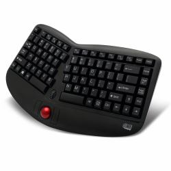 Adesso Tru-Form Media 3150 tastiera Universale RF Wireless QWERTY Inglese US Nero  - Versione UK