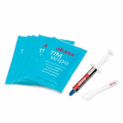 Akasa TIM Wipe Kit Reinigungstücher+ Wärmeleitpaste compontente del dissipatore di calore Pasta termica 2,4 W/m·K 