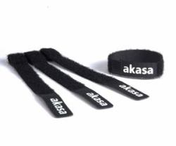 Akasa AK-TK-02 fermacavo Nero 5 pezzo[i] 