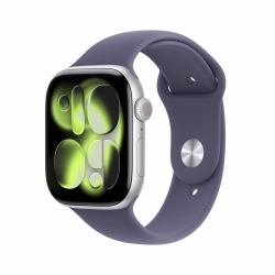 Apple Watch Series 11 OLED 46 mm Digitale 416 x 496 Pixel Touch screen Argento Wi-Fi GPS [satellitare] 