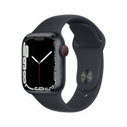 Apple Watch Series 7 OLED 41 mm Digitale Touch screen 4G Nero Wi-Fi GPS [satellitare] 