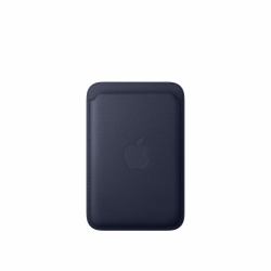 Apple Portafoglio MagSafe in tessuto FineWoven per iPhone - Blu navy 