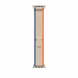 Apple MT5W3ZM/A accessorio indossabile intelligente Band Beige, Arancione Nylon, Poliestere riciclato, Titanio, Spandex 