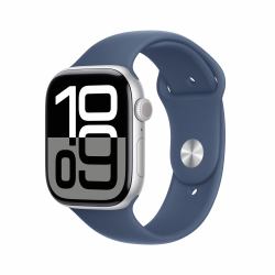 Apple Watch Series 10 OLED 46 mm Digitale 416 x 496 Pixel Touch screen Argento Wi-Fi GPS [satellitare] 