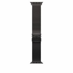 Apple Loop in maglia milanese in titanio nero [49 mm] - Small 
