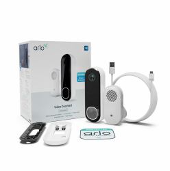Arlo Essential Video Doorbell 2K & - Chime - Warranty: 12M