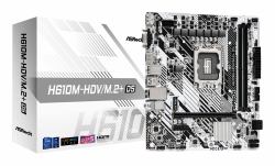 Asrock H610M-HDV/M.2+ D5 Intel H610 LGA 1700 micro ATX 