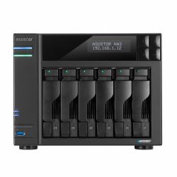 Asustor LOCKERSTOR 6 Gen2 + [AS6706T v2] NAS Desktop Intel® Celeron® N5105 8 GB DDR4 HDD ADM Nero 