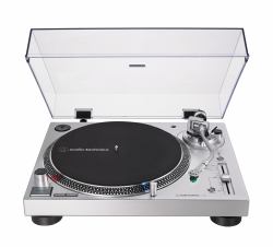 Audio-Technica AT-LP120XUSB Giradischi con trasmissione a cinghia Argento Manuale 