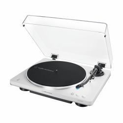 Audio-Technica AT-LP70XBT Giradischi con trasmissione a cinghia Argento, Bianco Completamente automatico 