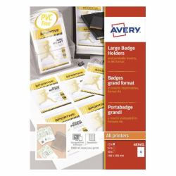 Avery 4834XL badge e porta badge Supporto per badge Poliestere 50 pz 