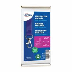Avery 4842P badge e porta badge Supporto per badge Metallo, Polietilene tereftalato [PET] 10 pz 