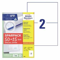 Avery 6604 etichetta per stampante Bianco Etichetta per stampante autoadesiva 