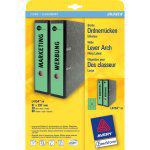 Avery Border Binder Labels, Green 61 x 297mm [20] 